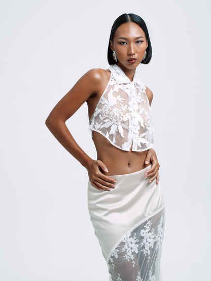 LACE TREATMENT TOP